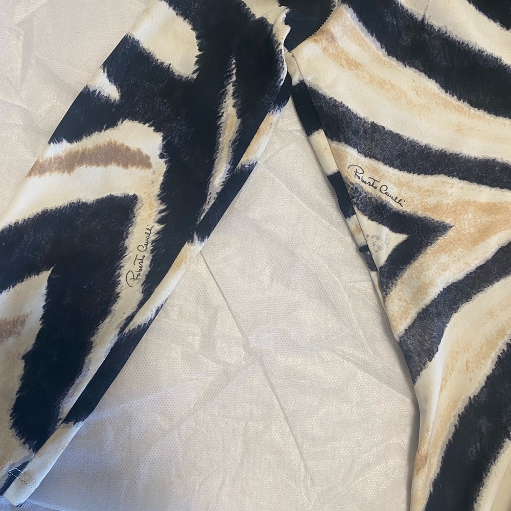 AUTHENTIC Roberto Cavalli animal print mini dress size 38 - Picture 5 of 6